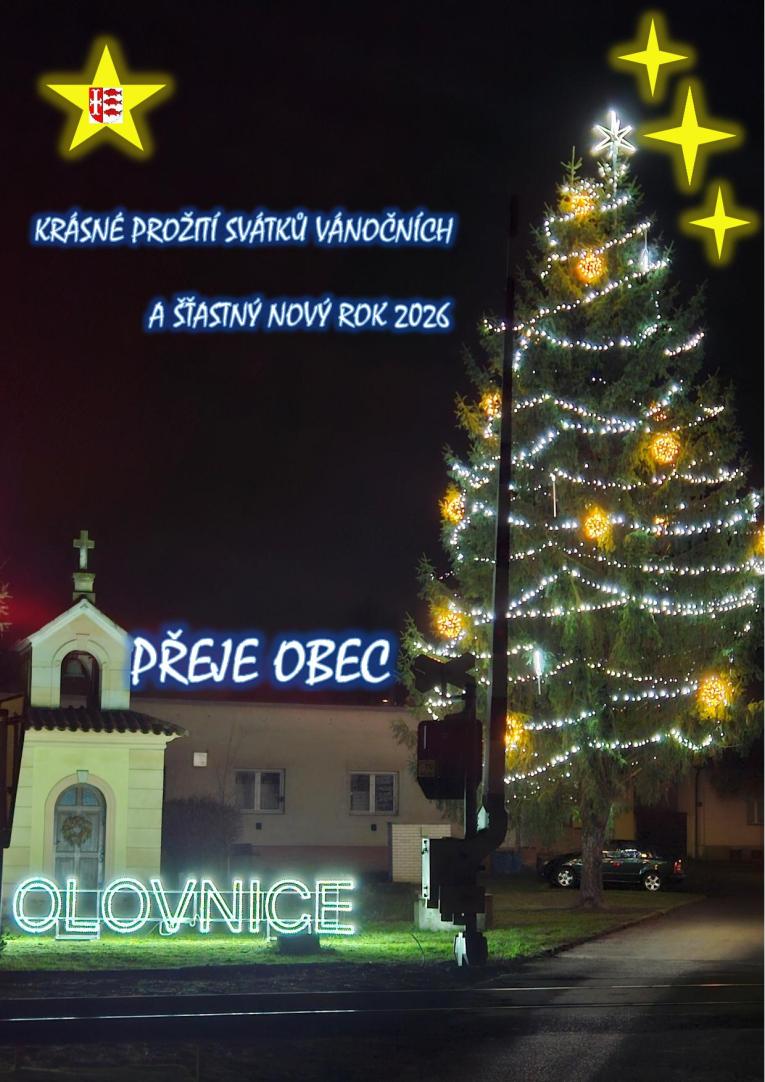 KRÁSNÉ PROŽITÍ SVÁTKŮ VÁNOČNÍCH A&nbsp;ŠŤASTNÝ NOVÝ ROK 2026